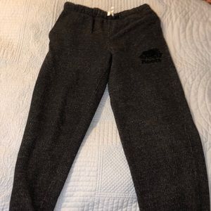 Boys black roots joggers